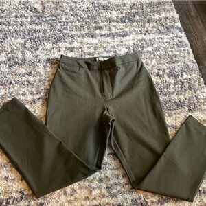 high rise skinny ankle pants